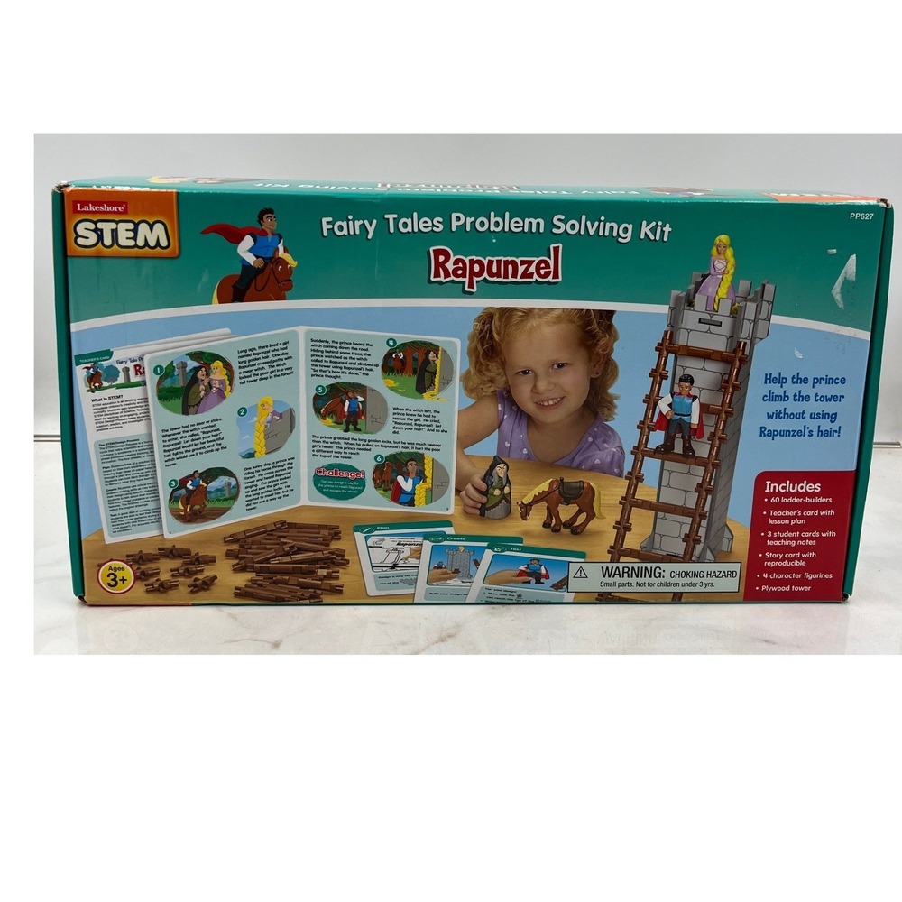 Lakeshore STEM Fairy Tales Problem Solving Kit Rapunzel PP627 Educational Toy